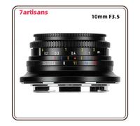 7artisans 10mm F3.5 APS-C 108 ° Objectif à mise au point fixe Ultra grand Angle, mise au point manuelle pour Sony E Fujifilm XF Nikon Z Micro M4/3, monture