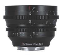 7Artisans 12mm T2.9 objectif ciné grand angle pour Sony E-mount APS-C/Super35