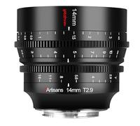 7Artisans 14mm T2.9 Crame Complète 114° Grand Angle pour Canon RF, Noir
