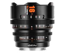 7artisans 16mm T2.1 Objectif cinéma APS-C Objectif cinéma à Mise au Point Grand Angle, Grande Ouverture, pour Appareil Photo sans Miroir Fujifilm Type X, Noir