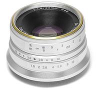 7artisans 25mm f/1.8 pour Micro Four Thirds (Argent)