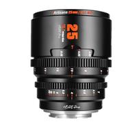7artisans 25mm T2.1 Objectif cinéma APS-C Objectif cinéma à Mise au Point Grand Angle, Grande Ouverture, pour Appareil Photo sans Miroir Fujifilm Type X, Noir