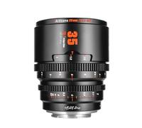 7artisans 35mm T2.1 Objectif cinéma APS-C Objectif cinéma à Mise au Point Grand Angle, Grande Ouverture, pour Appareil Photo sans Miroir Fujifilm Type X, Noir
