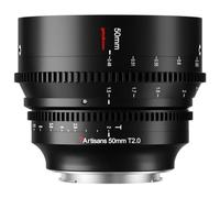 7Artisans 50mm T2.0 Canon RF MILC/SLR Objectif de cinéma Noir