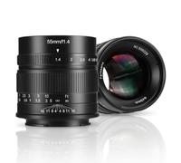 7artisans 55mm F1.4 Objectif Photo À Mise Au Point Manuelle APS-C pour Appareils Photo Hybrides Canon EOS-M/EOS-M2/EOS-M3/EOS-M100/EOS-M5 EOS-M6/EOS-M50/EOS-M10/EOS-M200