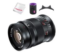 7artisans 60mm F2.8 II APS-C Objectif Macro pour Sony E | Grossissement 1:1, mise au point manuelle, bague d'ouverture sans crans, compatible avec Sony E Mount