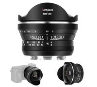 7artisans 6mm F2.0 pour E Mount APS-C Fisheye Ultra Grand Angle Objectif,Mise au Point Manuelle,Large Ouverture,220°,l'astrophotographie Photographie de Paysage pour Sony E Mount A6000/A5000/A3000