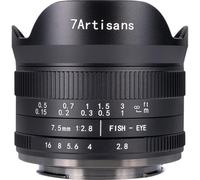 7Artisans 7.5mm f/2.8 MkII objectif fisheye pour Canon EOS-R avec monture APS-C