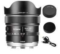 7artisans AF 10mm F2,5 Objectif 185° fisheye Plein Format pour E Monture | Full Frame,510g,distance mise au point 0,15m,Convient aux vidéos,portraits,animaux,Compatible avec FX2,ZVE1,A7M5,A7C,A6400
