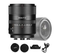 7artisans AF 24MM F1.8 autofocus Plein Format Objectif Full Frame Camera Lenses Large Aperture Wide Angle adapté for Leica SL2/Lumix S1 S1H S5 Leica SL,Black