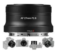 7artisans AF Objectif autofocus 27 mm F2.8 Z APS-C pour appareils photo à monture Z modèle APS-C, Z50, ZFC, Z30, paramètres de l'appareil photo, Z5, Z6, Z7, Z6II, Z7I, Z9, Z8, ZF