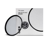 7artisans Filtre à brume noire 1/4 en alliage d'aluminium naturel doux effet diffuseur de rêve effet filmique filtre en verre optique doux de mise au point (77 mm)