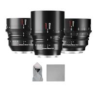 7artisans Lot d'objectifs Cine à grande ouverture T2.0 35 mm/50 mm/85 mm compatible avec Nikon Z-Mount