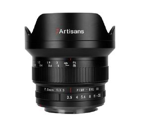 7Artisans MF 7.5mm F/3.5 Canon EF Noir