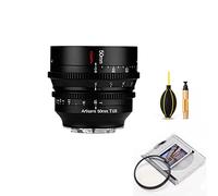 7artisans Objectif Cine grand angle T1.05 de 25 mm compatible avec appareil photo Sony E Mount sans miroir, mise au point manuelle faible distorsion, mini objectif de cinéma noir.