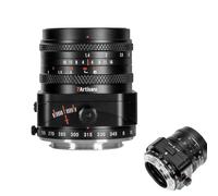 7artisans Objectif d'appareil Photo 50mm F1.4 Tilt-Shift Grande Ouverture APS-C Manuel avec 2 en 1 Compatinle avec Monture E