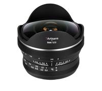 7Artisans Objectif fisheye manuel MF 6 mm F2 pour appareils photo APS-C - avec angle diagonal de 220°, ouverture F2 et boîtier en métal compatible avec monture X