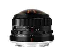 7Artisans Objectif Fisheye Ultra Large Angle 4 mm F2.8 Manuelle Prime Lens Compatible avec Fujifilm FX-Mount Mirrorless X-T1, X-T2, X-T3, X-T20, X-T30, X-E1, X-E2, X-E3