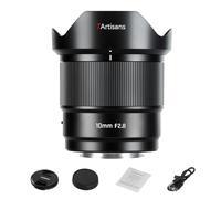 7Artisans Objectif grand angle AF 10 mm F2.8 APS-C compatible avec les appareils photo Sony à monture E, compact pour la photographie de paysage, d'architecture, portrait, intérieur et créatif