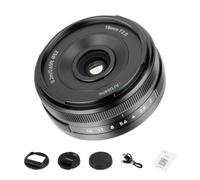 7artisans Objectif grand angle AF 18 mm F2 APS-C pour appareils photo Sony | Design ultra-compact de 109 g, vue équivalente à 27 mm, AF STM silencieux, ouverture f/2.0 et mise au point rapprochée de 0,2