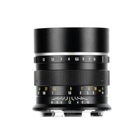 7Artisans Objectif manuel MF 50 mm F1.2 pour appareils photo APS-C - avec grande ouverture, échelle lumineuse et boîtier en métal pour monture M43