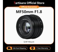 7artisans Objectif portrait à grande ouverture 50mm F1.8 pour Sony E ZEV-10 A6500 A6400 A6000 Fujifx X-T4 X-A1/X-A2 X-A20 Micro 4/3 E-PL1/E-PL2 /E-PL3 E-PL10 Fujifilm X mount