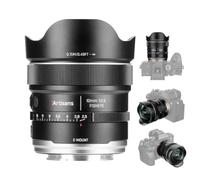 7artisans Objectifs AF 10 mm F2.5 MAX plein format Fisheye E-Mount | Angle de vision de 185°, 11 éléments/8 groupes, mise au point automatique STM, boîtier entièrement métallique