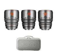 7atisans T2.1 Lot d'objectifs 35/50/85 mm Série 3 Super 35 Hope Prime pour appareils photo à monture RF EOS R6RED et autres appareils photo (titane)