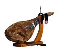 7B PREMIUM Jambon Serrano 100% Duroc | Porcs Blancs Nourris aux Céréales Jamon Espagnol | Jambon Serrano Naturellement Séché en Bodega | 20 Mois (Avec os 8-9 Kg.)
