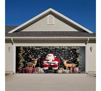7Bannière de garage de NoëlFaites une déclaration festive ce Noël avec notre bannière de garage parfaite pour célébrer la saison des fêtes ! (188,97 x 82,67 pouces) (A, A)