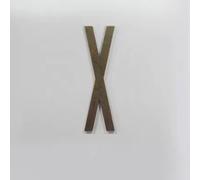 7CM Numéro De Maison Autocollant En Alliage De Zinc Bronze De, Numéros De Pièce for Portes, Numéros Extérieurs for Adresse De Maison, for Boîtes Aux Lettres Voiture Panneau De Porte Fenêtre(Letter X)