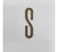 7CM Numéro De Maison Autocollant En Alliage De Zinc Bronze De, Numéros De Pièce for Portes, Numéros Extérieurs for Adresse De Maison, for Boîtes Aux Lettres Voiture Panneau De Porte Fenêtre(Letter S)