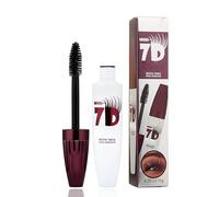 7D Waterproof Mascara Volume longue durée et reconstructible Longueur naturelle Cils magnifiquement pleins Inaltérable Maquillage des yeux épaissir pour un mouvement défini
