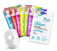 7Days Coffret Cadeau De Soins Pour Le Visage Avec Masques en Feuille - Ensemble De Masques En Tissu Hydratants, Nourrissants, Coffret Cadeau Beauté Avec Masque Visage Pour Femmes