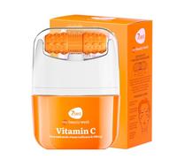 7Days Crème Lifting Visage à la Vitamine C | hydratante pour le Korean Skincare | Anti-Âge Cou pour Femme | Rouleau de massage anti-gonflement et tonifiant pour la peau 40 ml