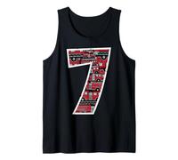 7e Anniversaire 7 camions Pompiers Pompier Pompier Bday Boys Kids Débardeur