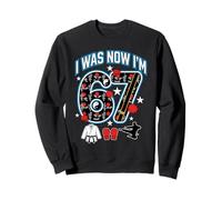 7ème Anniversaire I Was 6 Now I'm 7 Karate 67 Martial Arts Sweatshirt