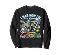 7ème Anniversaire I Was 6 Now I'm 7 Six Seven 67 Trucks Sweatshirt