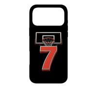 7ème Anniversaire Joueur de Basket-Ball numéro 7 Hoop fête Sportive Coque pour iPhone 17 Pro Max
