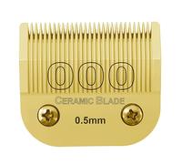 7FC/5FC/4FC/#10/#30/#40 Ensemble De Lames Amovibles En Céramique Pro for Tondeuse for Chien, Compatible Avec Andis, A5, Compatible Avec Les Tondeuses Wahl, Série KM10(OOO(0.5mm))