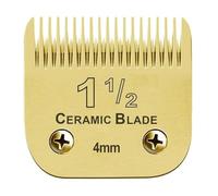 7FC/5FC/4FC/#10/#30/#40 Ensemble De Lames Amovibles En Céramique Pro for Tondeuse for Chien, Compatible Avec Andis, A5, Compatible Avec Les Tondeuses Wahl, Série KM10((4mm))