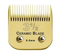 7FC/5FC/4FC/#10/#30/#40 Ensemble De Lames Amovibles En Céramique Pro for Tondeuse for Chien, Compatible Avec Andis, A5, Compatible Avec Les Tondeuses Wahl, Série KM10(99.5mm))
