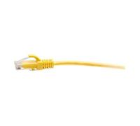 7ft (2.1m) Cat6a Snagless Unshielded (UTP) Slim Ethernet Network Patch Cable - Yellow - Cordon de raccordement - RJ-45 (M) pour RJ-45 (M) - 2.1 m -