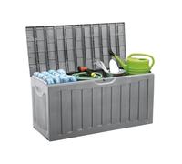 7H SEVEN HOUSE 7house Coffre extérieur en résine pour jardin, terrasse ou balcon Imperméable 340 l 118 x 53 x 57 cm