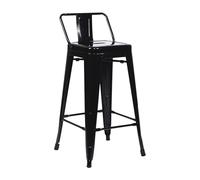 7H SEVEN HOUSE Tabouret haut industriel empilable en acier 41 x 41 x 85 cm 7house
