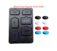 7HH304181-1 Ensemble de bouchons anti-poussière en silicone pour PS5, compatible USB, RJ45, HDMI