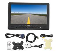 7in TFT LED Monitor VGA AV DC HD Multimedia Interface Color Screen with Dual Speakers Remote Control 100-240V UK Plug
