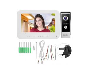 7inch HD Video Door Phone Doorbell Intercom Camera Monitor Home Security System 100-240V