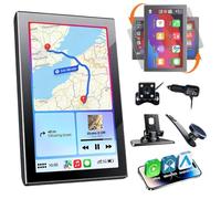 7JI Écran Portable 7 Pouces pour Apple CarPlay et Android Auto | Écran Orientable avec Caméra de Recul, Mirrorlink, Mises à Jour OTA, Commande Vocale Bluetooth