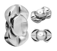 7JI Fidget Toys EDC Push Slider Card, jouet de décompression magnétique, design moderne, minimaliste et moderne, jouet sensoriel en métal pour autisme TDAH, jouet de bureau